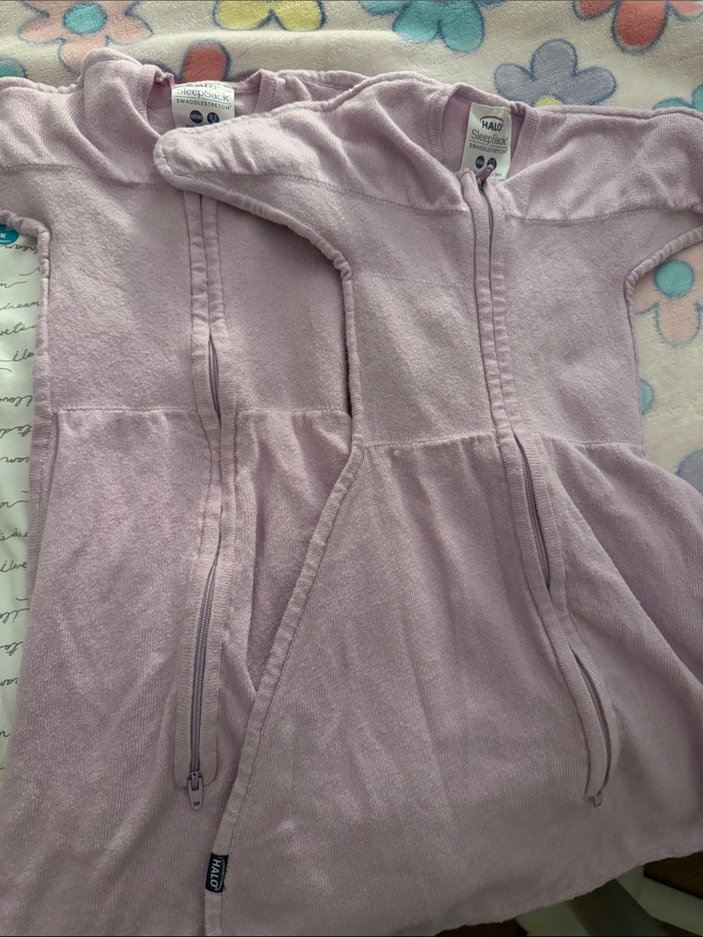 5 Swaddles (4 NB & 1 Small) - 2 Halo & 3 Love to Dream